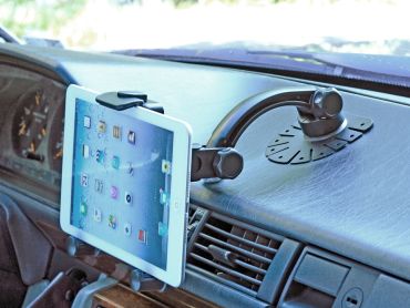 Heavy-Duty 3M Adhesive Dashboard Tablet Holder