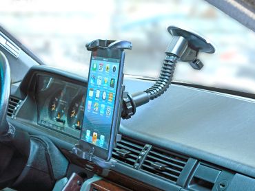 Heavy-Duty Windshield Suction Cup Mount Tablet Holder